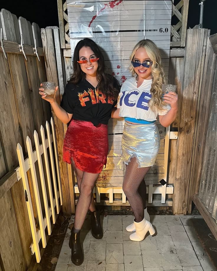 fire and ice costume