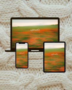 Freebie Friday: September Calendar Wallpapers for a Fresh New Month